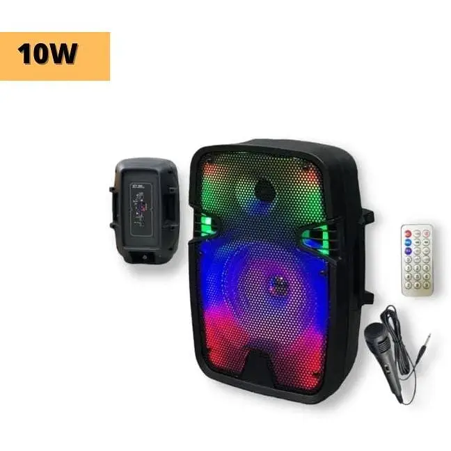 Портативна колонка XPRO OTY-809 валіза 10Вт USB SD FM радіо Bluetooth 1 мікрофон ДУ (MER-15708) - фото 2