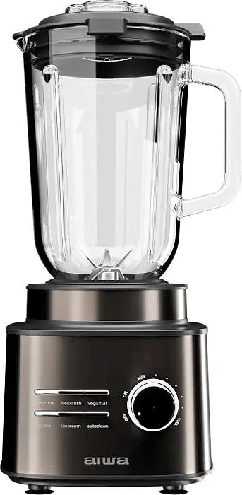Блендер AIWA Saberu 2500 стаціонарний 2500Вт/6 швидк./TURBO/чаша для змішування 1.5л/коричневий (ATB2500) - фото 6