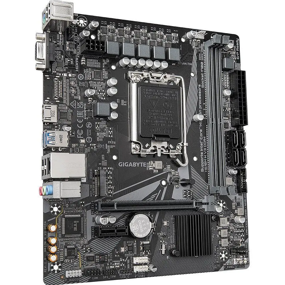 Материнська плата Gigabyte H610M H V3 DDR4 [146945] - фото 4
