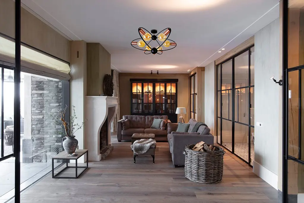 Люстра потолочная Brille в спальню Е27 60W G (BL-997S/6) - фото 3