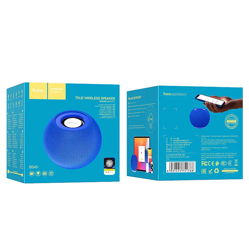 Bluetooth Колонка Hoco BS45 Синій - фото 3