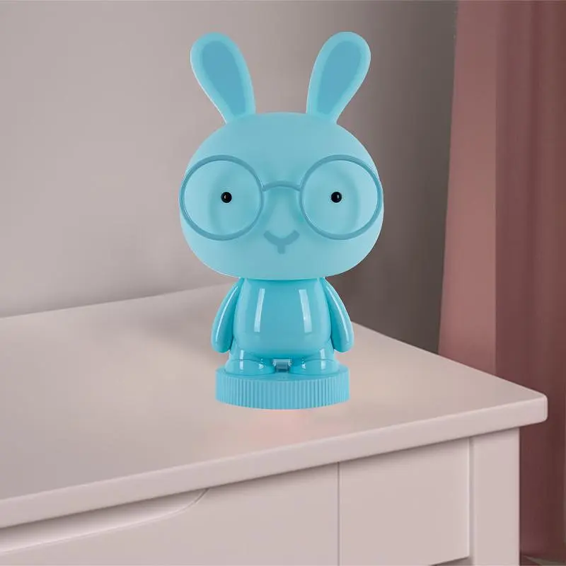 Світильник-нічник Kite LED з акумулятором Bunny блакитний (K24-490-1-3) - фото 4