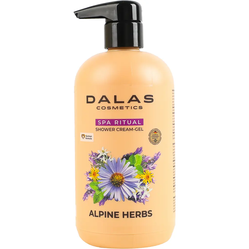 Крем-гель для душу Dalas Cosmetics SPA Ritual Alpine herbs 550 мл
