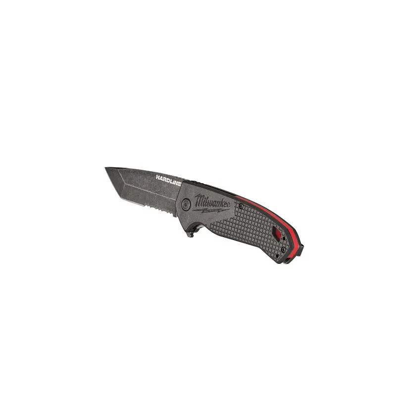 Ніж складний HARDLINE Serrated MILWAUKEE з серейторним лезом 75мм - фото 8