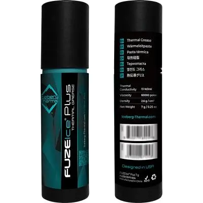 Термопаста Iceberg Thermal FUZEIce Plus 7g (BLACKICEP8G-00A\FUZEICEP7-00A) - фото 4