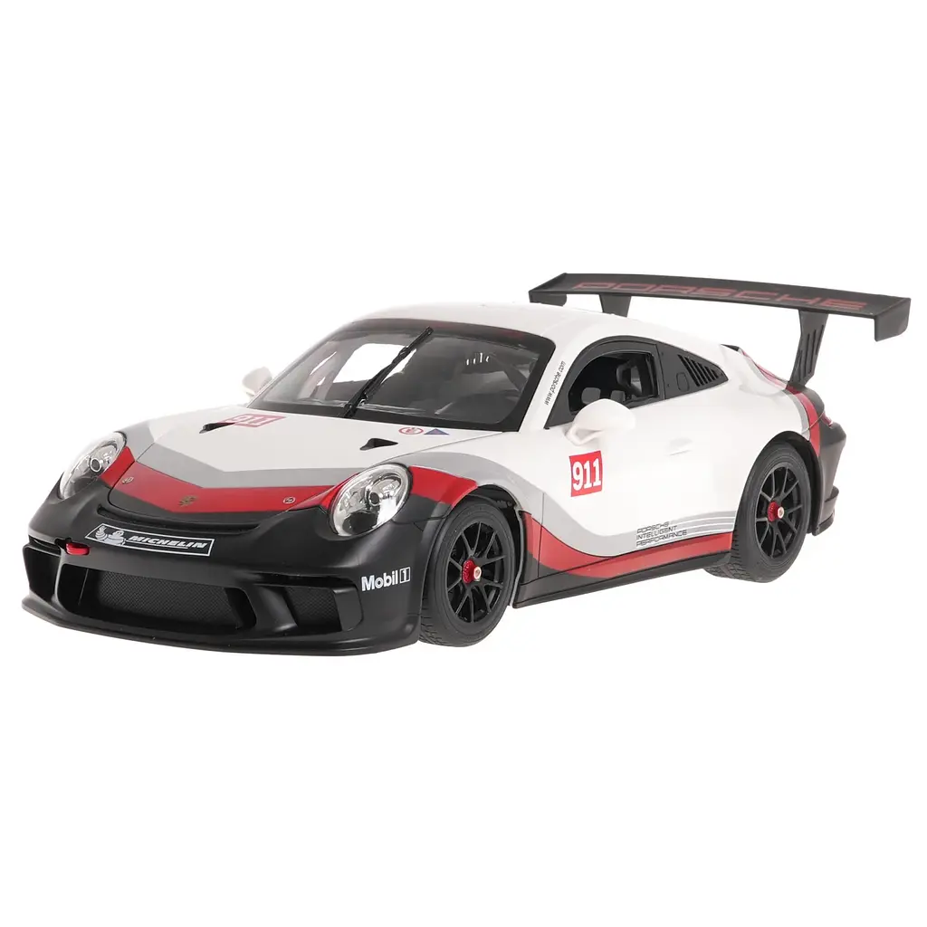 Машинка RASTAR Porsche 911 GT3 CUP R/C 1:14 белый 75900 - фото 4