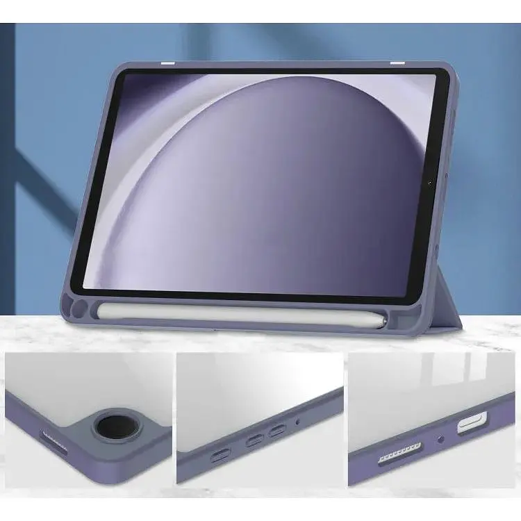 Чехол-книжка BeCover Soft Edge с креплением для стилуса для Samsung Galaxy Tab A9 SM-X115 8.7" Purple (710360) - фото 5