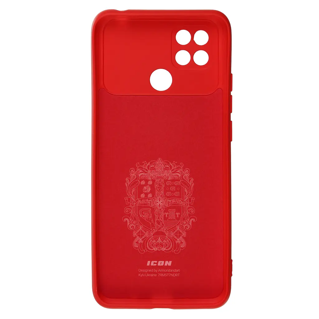 Чехол ArmorStandart ICON для Xiaomi Poco C40 Camera cover Red (ARM62674) - фото 2