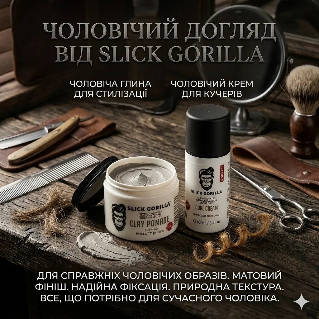 Крем для укладання волосся Slick Gorilla Curl Cream 100 мл (SGCS) - фото 2
