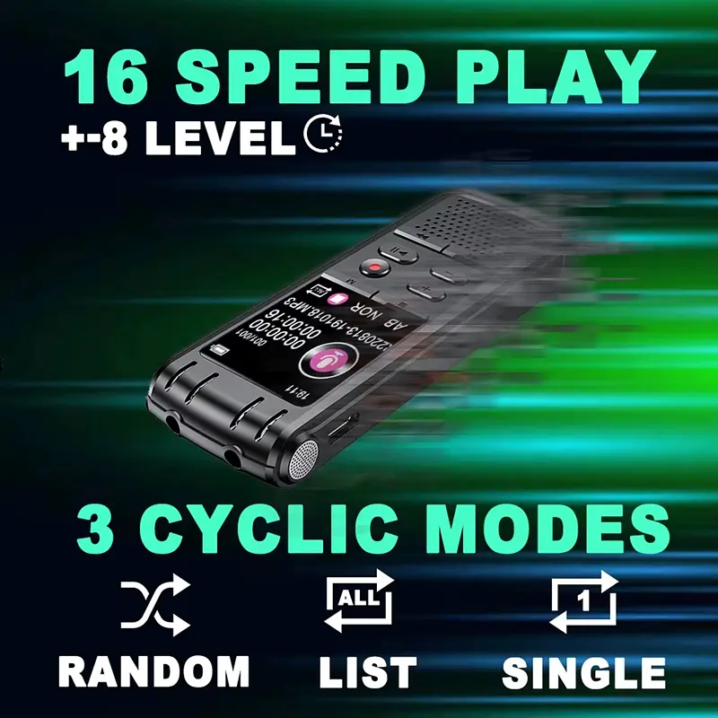 Диктофон з шумозаглушенням та лінійним входом Savetek GS-R58 32 Гб (101148-32) - фото 6