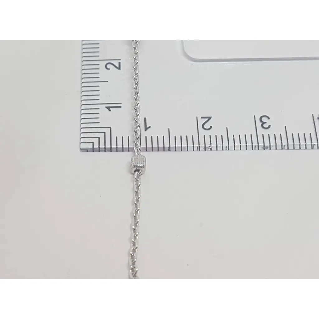 Срібний ланцюжок Аметист Якірне 38053РК 50 - фото 3