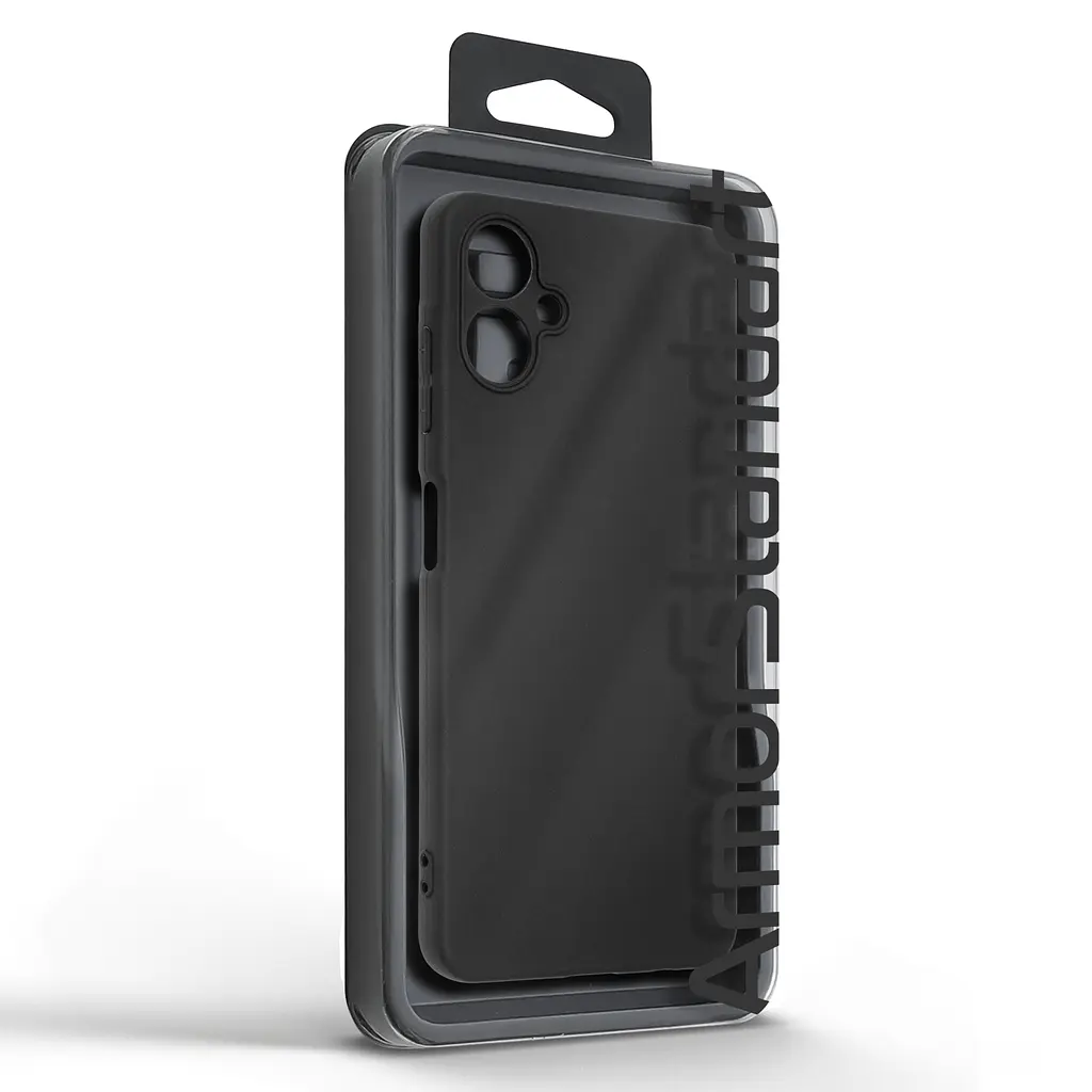 Чехол-накладка для смартфона Samsung Galaxy A06 (A065) противоударный, силиконовый, термополиуретановый (ТПУ), с защитой камеры и корпуса, черный, защита всего корпуса, ArmorStandart (ARM80139) - фото 5
