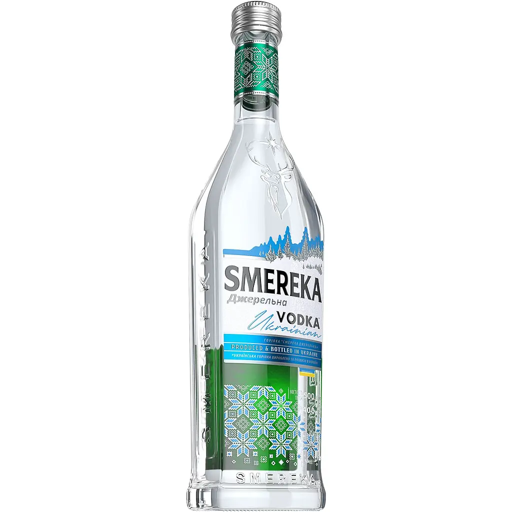 Горілка Smereka Джерельна, 40%, 0,5 л - фото 2