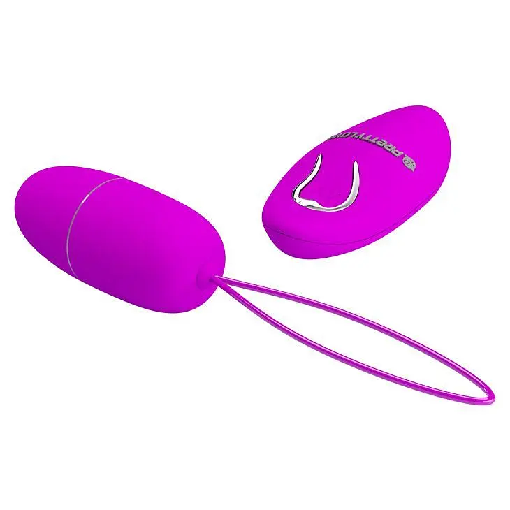 Віброяйце Lybaile Pretty Love Selkie Wireless Egg Purple з дистанційним пультом управління, 6, 9х3.0 см фіолетовий - фото 5