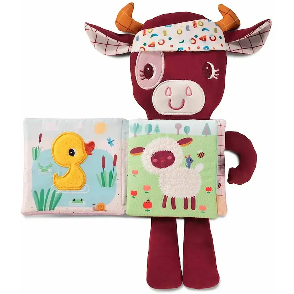 М'яка книга Lilliputiens Корівка Розалі світиться у темряві (83418) - фото 3