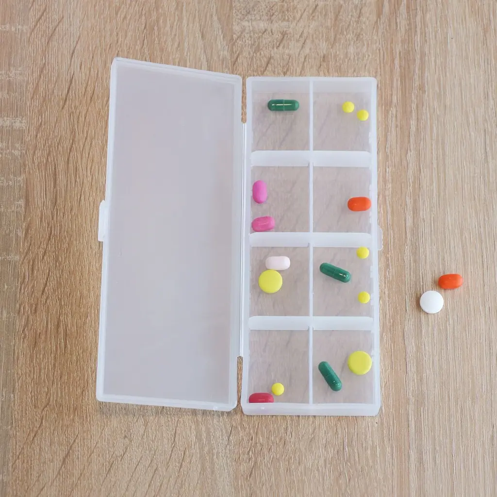 Органайзер МВМ My Home PC-08, 8 відділень 16.8х6.5х2 см прозорий (PC-08 T) - фото 5