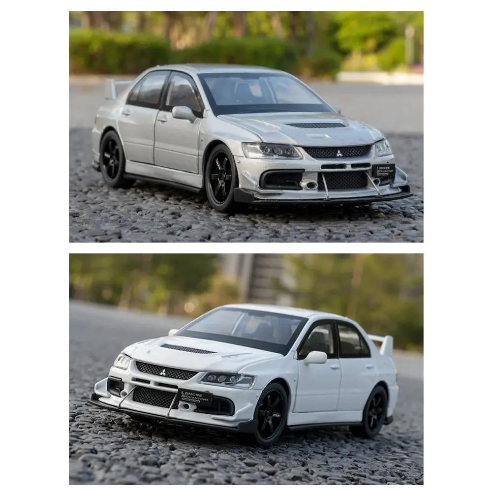 Колекційна металева модель автомобіля АвтоЕксперт Mitsubishi Lancer Evolution IX з інерцією, світлом та звуком 1:32 - фото 7