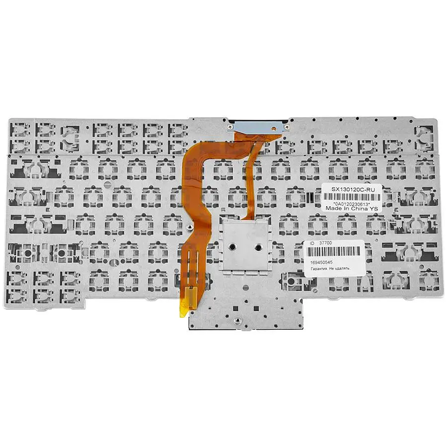 Клавіатура для ноутбука LENOVO (T410, T420, T510, T520, X220, W510) розкладка rus чорна - фото 2