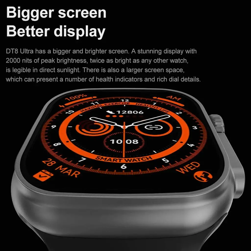 Розумний годинник IWO Ultra series 8 Black Midnight Ocean (IW000US8BMO2) - фото 4