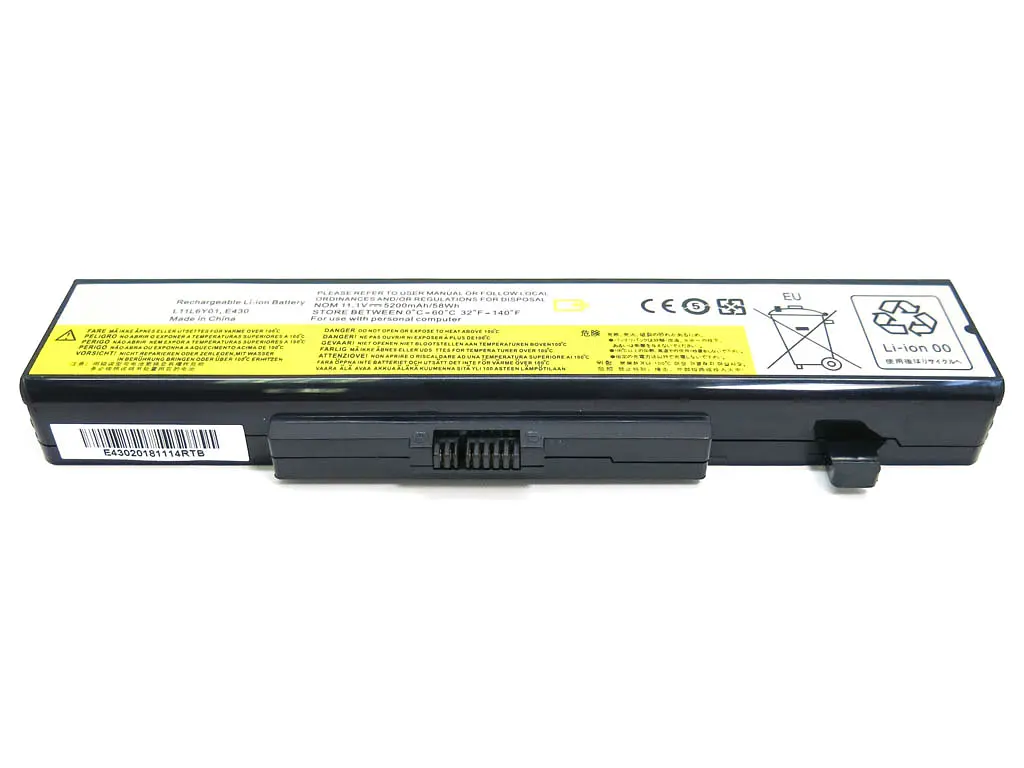 Акумулятор L11L6Y01 для ноутбука Lenovo E430 E431 E435 E530 E535 E440 E540 IdeaPad B480 B485 B490 B495 V480 V485 V380 10.8V 48Wh - фото 2