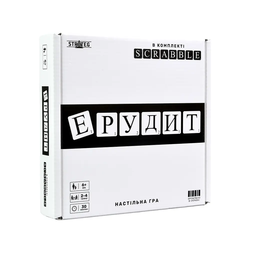 Настільна гра Strateg Ерудит 30640 Різнокольоровий shop (4823113878825)