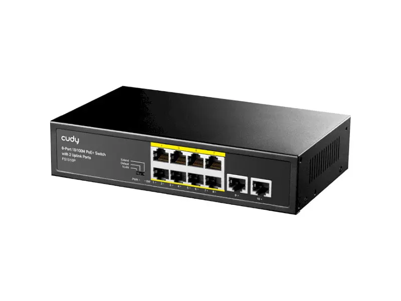 Комутатор CUDY FS1010P некерований