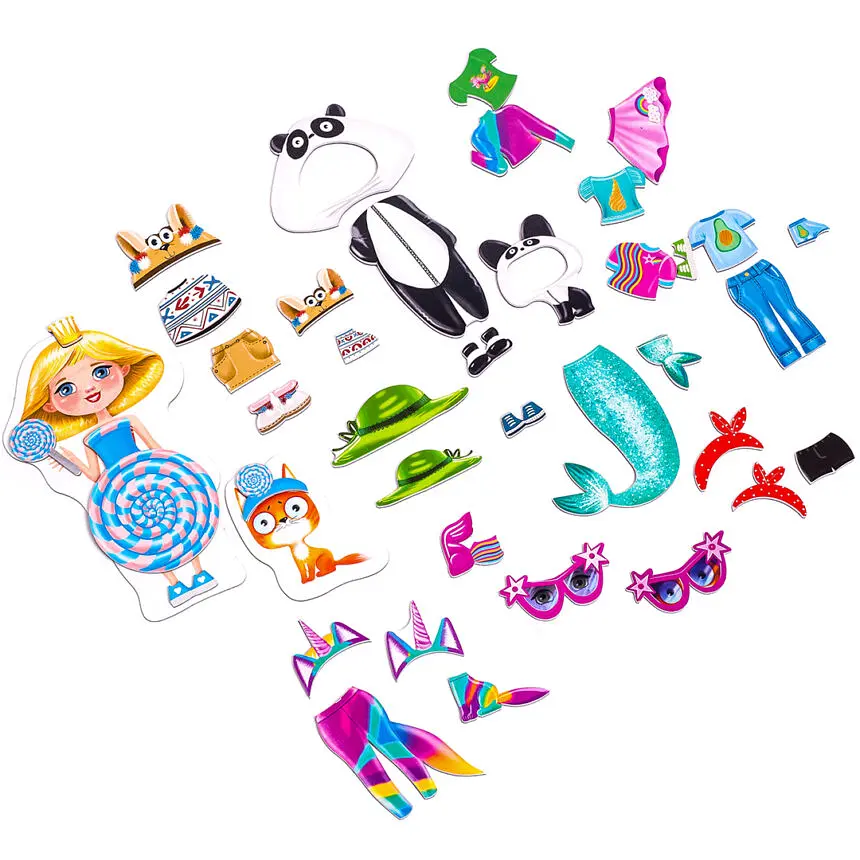 Магнитная игра Vladi Toys Family look (VT3702-21) - фото 2