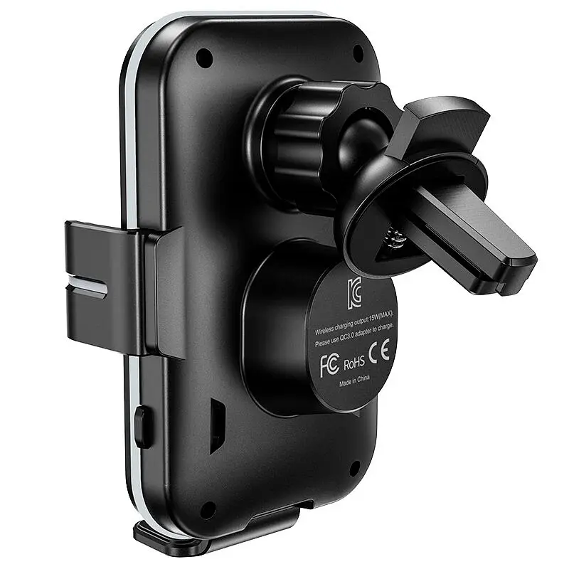 Холдер Hoco CA80 Black (Wireless Charger) - фото 3