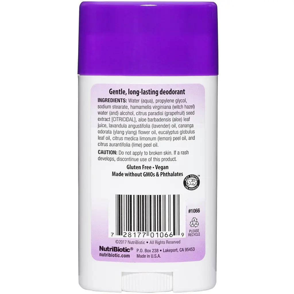 Дезодорант  NutriBiotic Lavender 75 г - фото 2