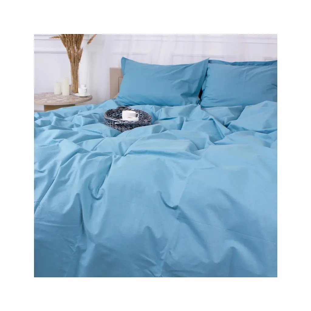 Постільна білизна MirSon Poplin Line 067 Green wave 110x140 (2200006277392) - фото 5
