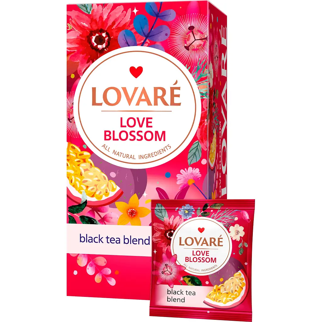 Уцінка. Чай чорний Lovare Love Blossom 48 г (24 шт. х 2 г) - фото 3
