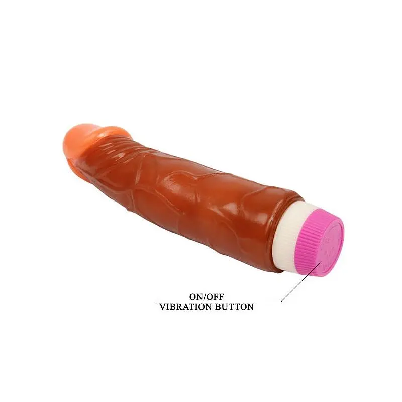 Вібратор Baile Waves of Pleasure Fantasy Vibes, 21,5 см (коричневий) - фото 6