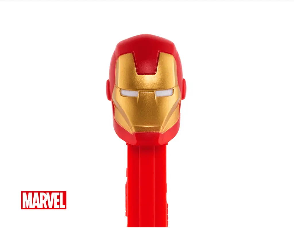 Диспенсер з цукерками Pez Marvel Collection Залізна Людина 17г - фото 3
