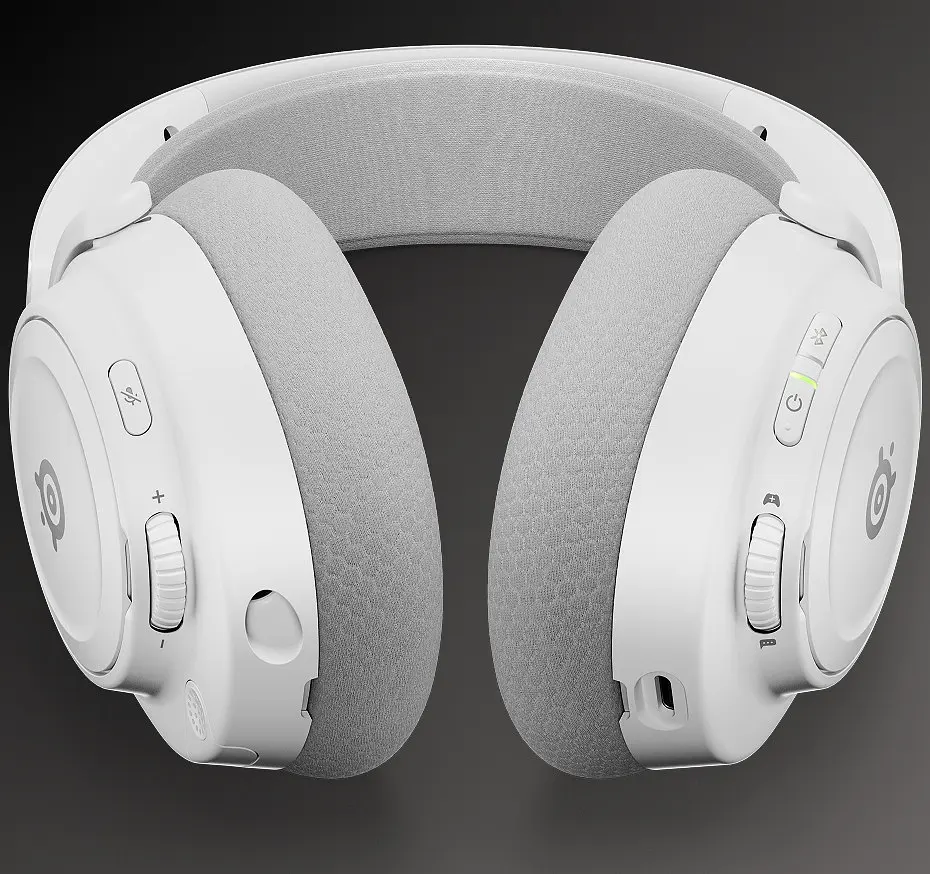 Бездротові навушники - ігрова гарнітура SteelSeries Arctis Nova 7P Gen 2 Wireless Білий PC/PS/SW/MAC/MOB - фото 6
