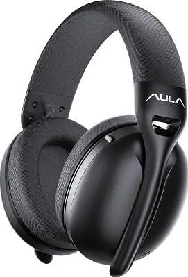 Навушники Aula S6 3 в 1 дротові / бездротові 2.4G / Bluetooth чорні (6948391235554)