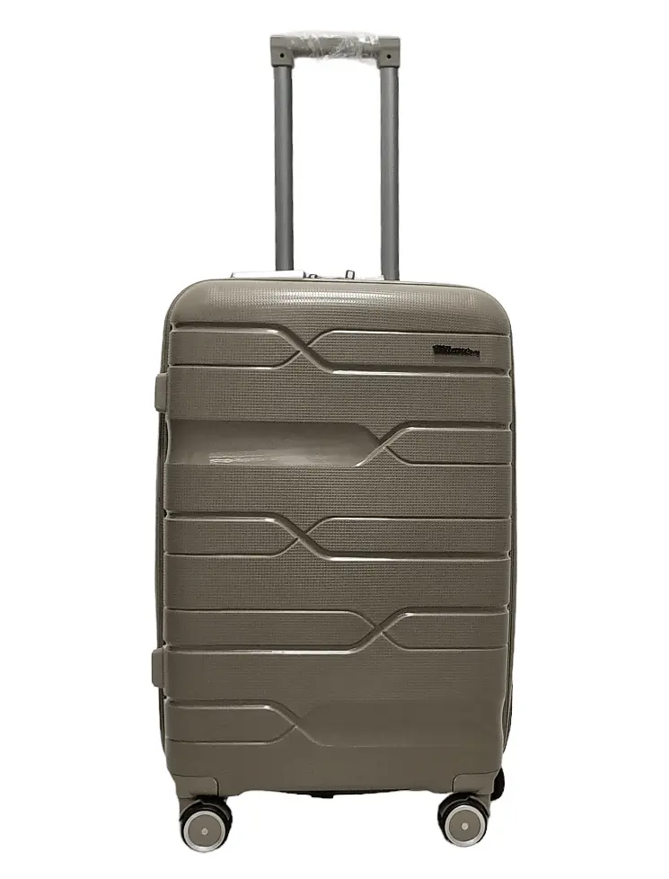 Валіза середня M поліпропілен Milano bag 0306 65×42×28см 56л Шампань