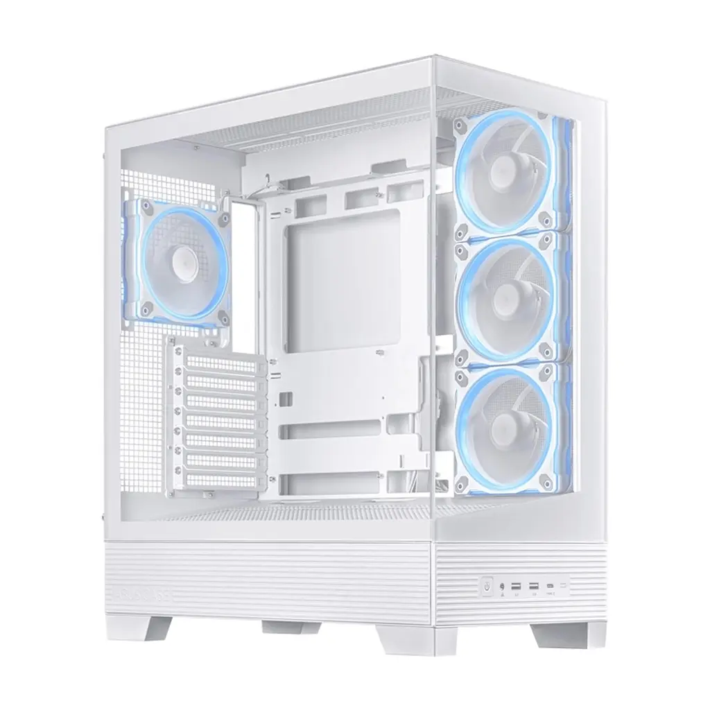 Корпус для ПК ASUS A31 Plus Tempered Glass White (90DC00R3-B19000) - фото 4