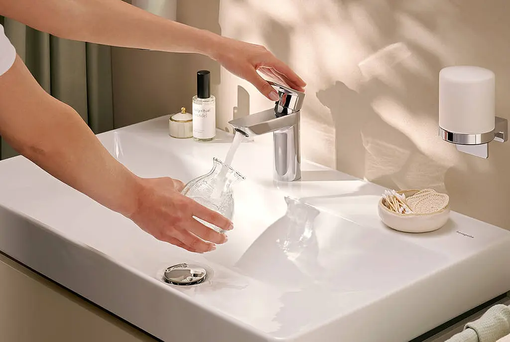 Змішувач для умивальника Hansgrohe Neovis Q 100 з д/к push-open chrome 71348000 - фото 3