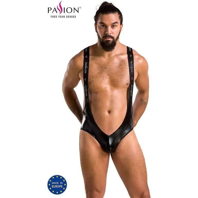Чоловічий боді Passion 027 Body Bruno black L/XL - фото 5