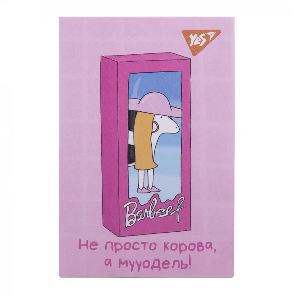 Блокнот Yes Таємне життя корів А7 48 аркушів клітинка 1 шт. в асортименті (152098) - фото 9