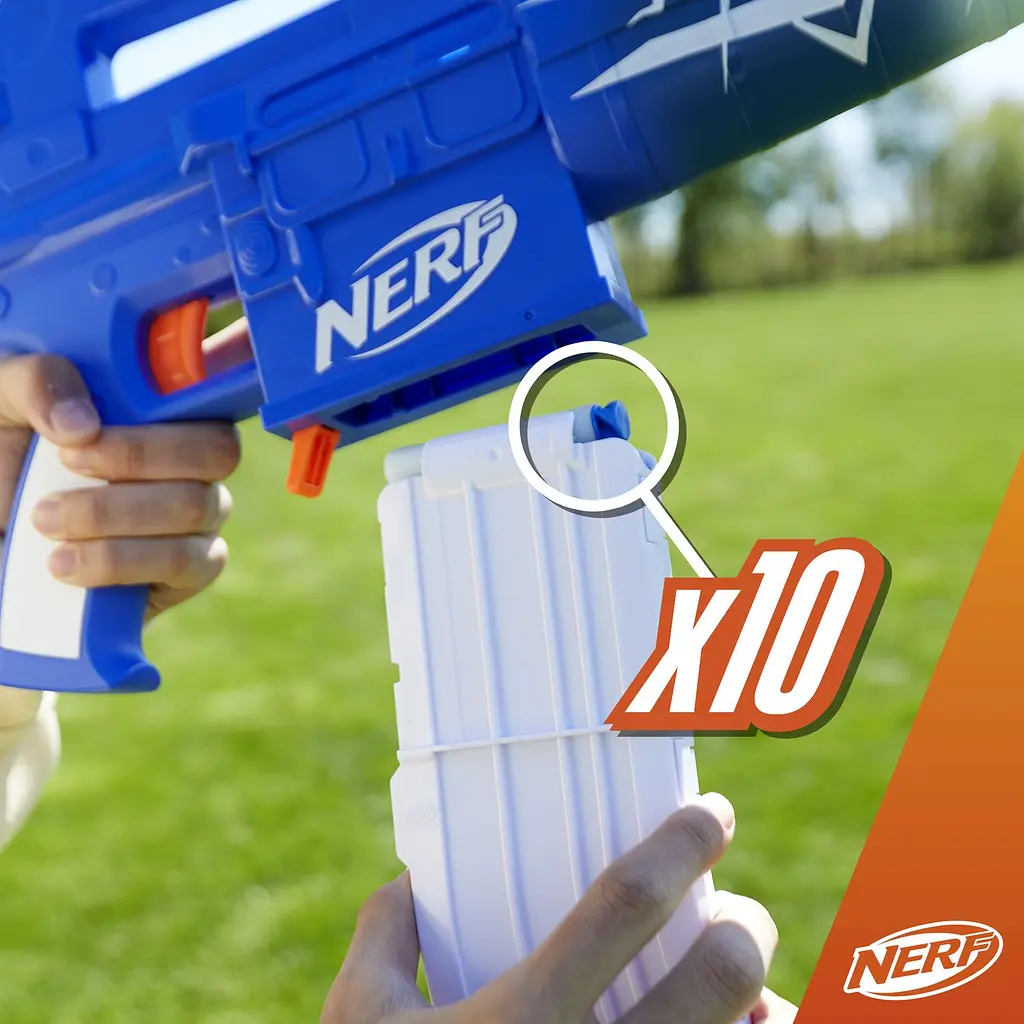 Бластер іграшковий Hasbro Nerf Blue Shock Fortnite (F4108) - фото 6