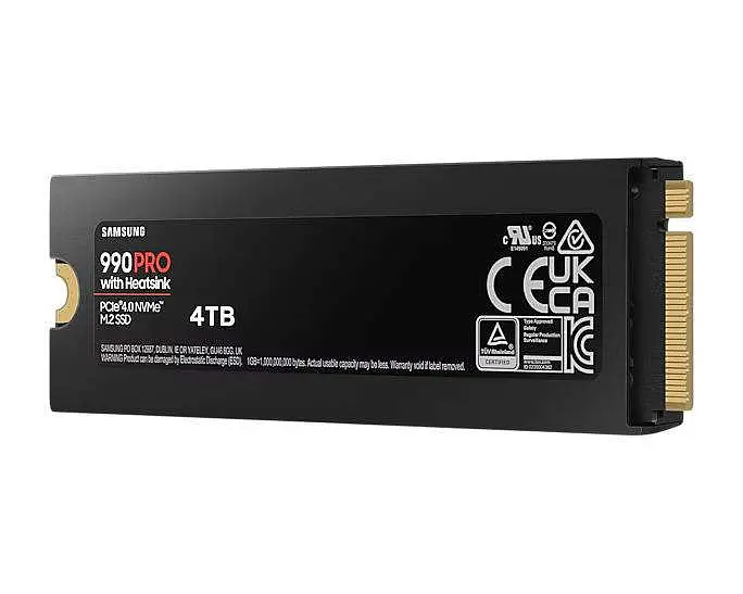 SSD накопичувач Samsung 990 PRO with Heatsink 4 TB (MZ-V9P4T0GW) - фото 4