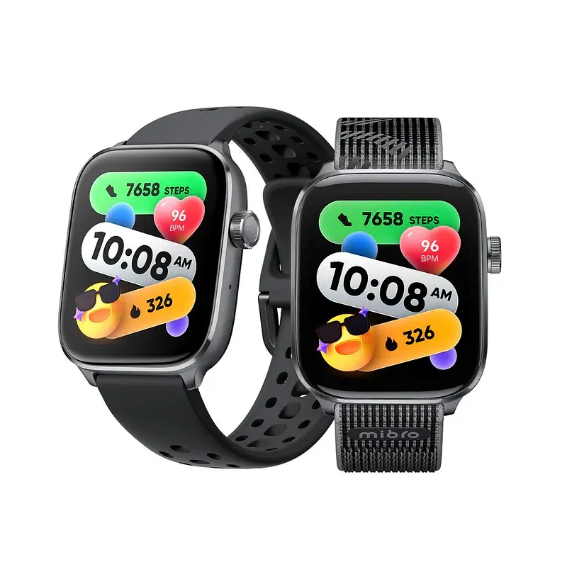 Mibro Смарт-часи Fit 44мм, 1.75", 390x450, AMOLED, BT 5.3, GPS, 2 ATM, чорний - фото 4