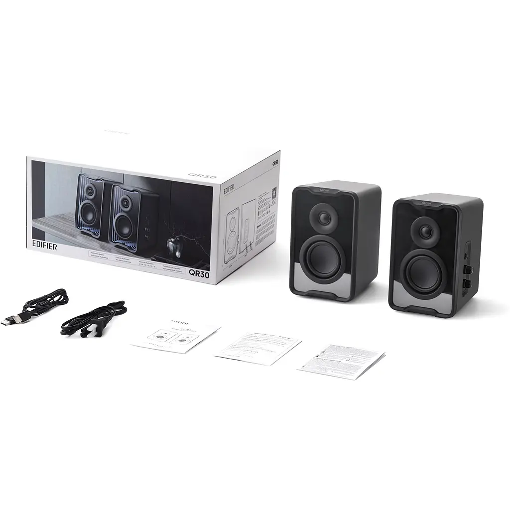 Акустична система Edifier QR30 2.0, 30W Bluetooth Black (QR30Black) - фото 6