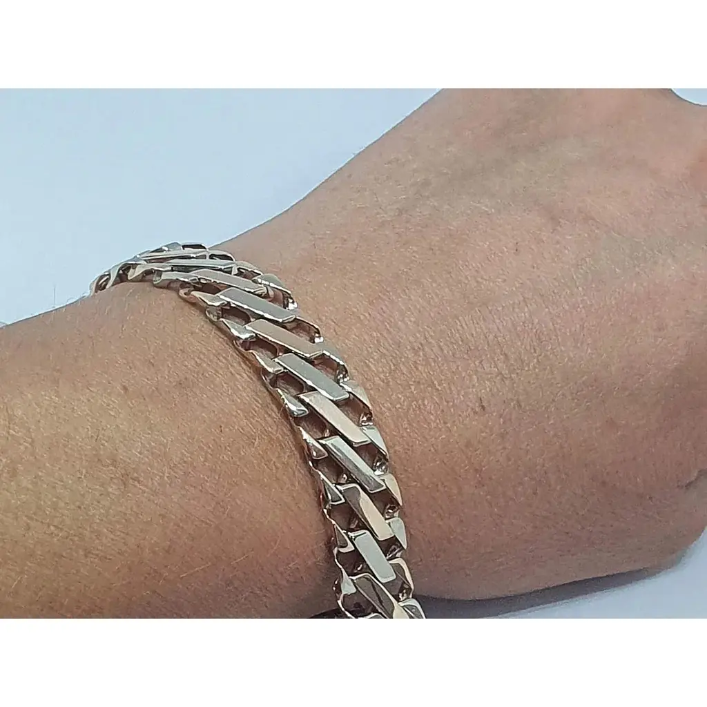 Золотий чоловічий браслет Родинні коштовності. 1520091 21,5 - фото 3