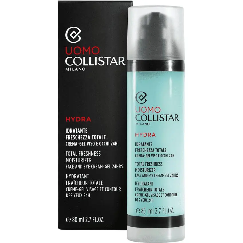 Чоловічий крем-гель для обличчя Collistar Total Freshness Moisturizer Face and Eye Cream-Gel 24H - фото 2