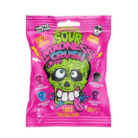 Льодяники Sour Madness Crush 60 g - фото 3