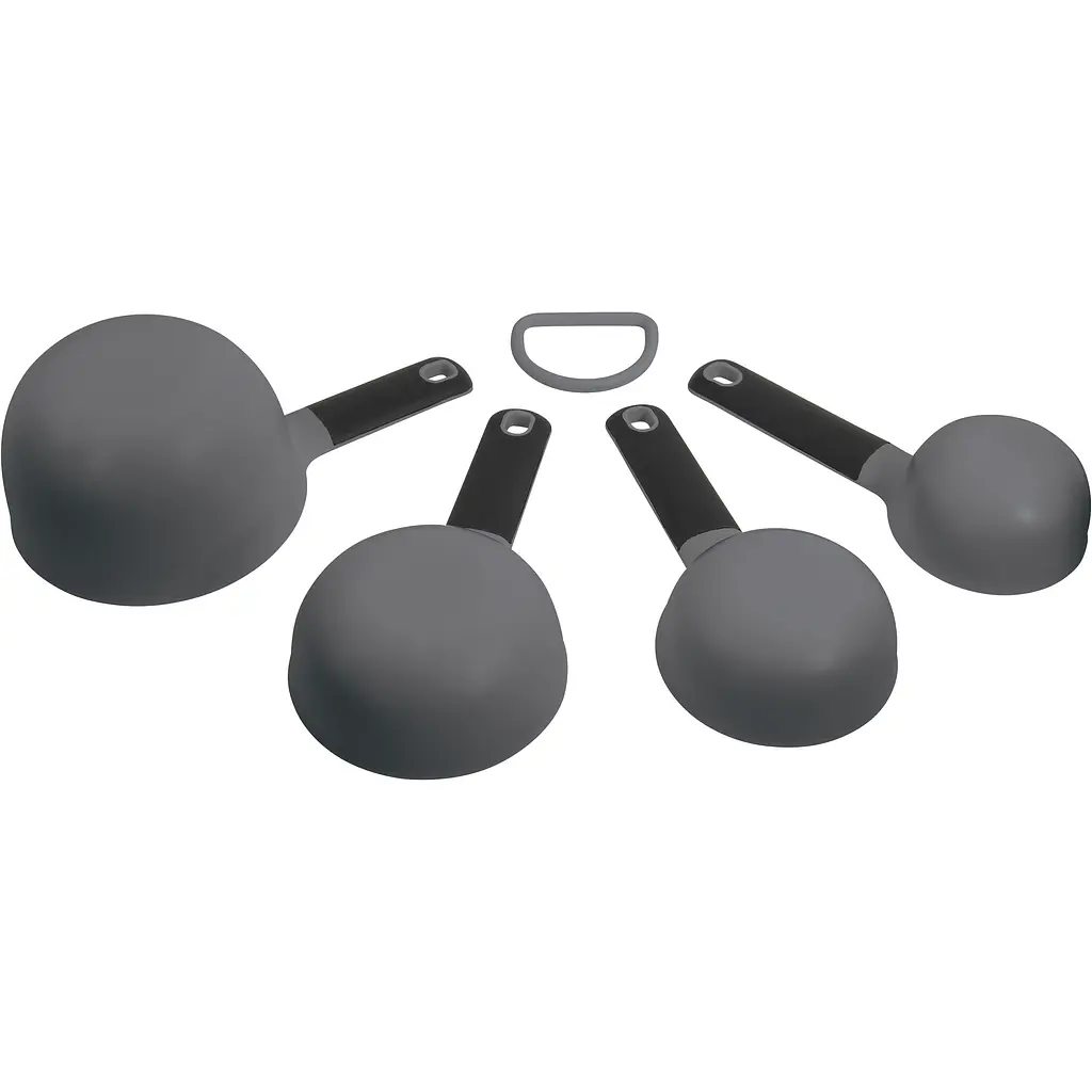 Набор мерных ложек KitchenAid Coreline серый 4 шт. (KQG058OHCGG) - фото 6