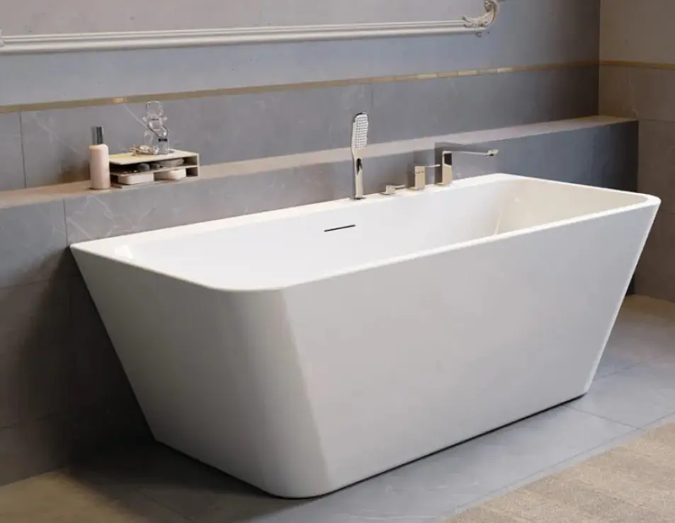 Ванна акриловая Radaway Gloria 170x75 + ножки + сифон (WA1-54-170x075U) - фото 2