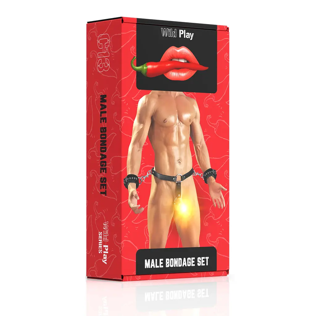 Набір БДСМ - Erospace Wild Play Male Bondage Set C13 - фото 10